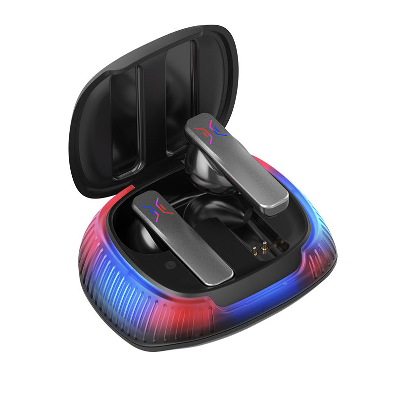 Smart AI Translator Earbuds – Bluetooth 5.3, Noise Reduction, LED Charging Case – Black