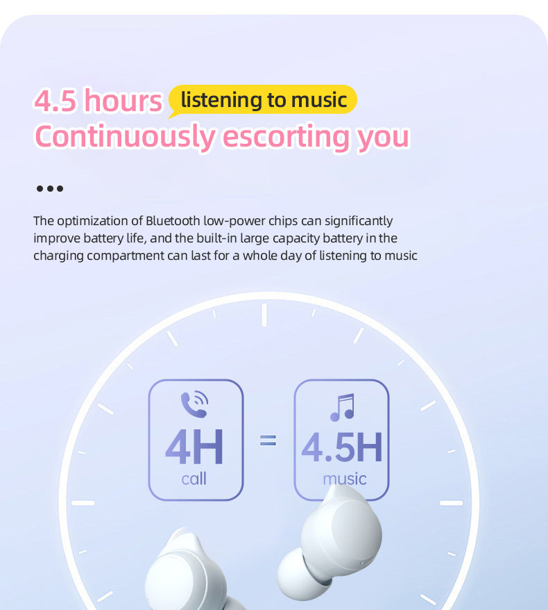 Fun Face-Changing TWS Earbuds with Rotating Case – Bluetooth 5.4 Wireless Earphones, High-Quality Sound (Purple)