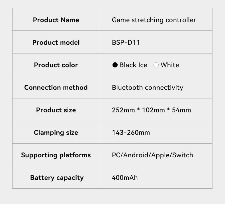 Multi-Platform Telescopic Gaming Controller – Hall Effect Triggers, Esports 3D Joysticks, Macro Programming, Built-in Radiator – Black