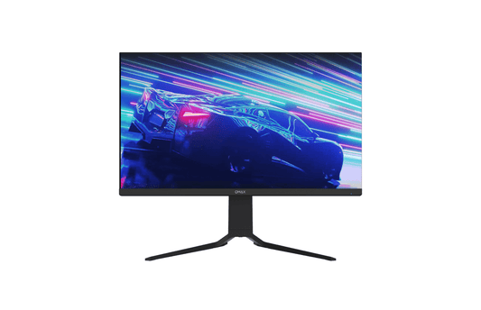 QMAX 27” QHD Gaming Monitor – 165Hz, 1ms IPS Panel, Adaptive Sync, Built-in Speakers, Height Adjustable – Flat Screen (2560x1440)